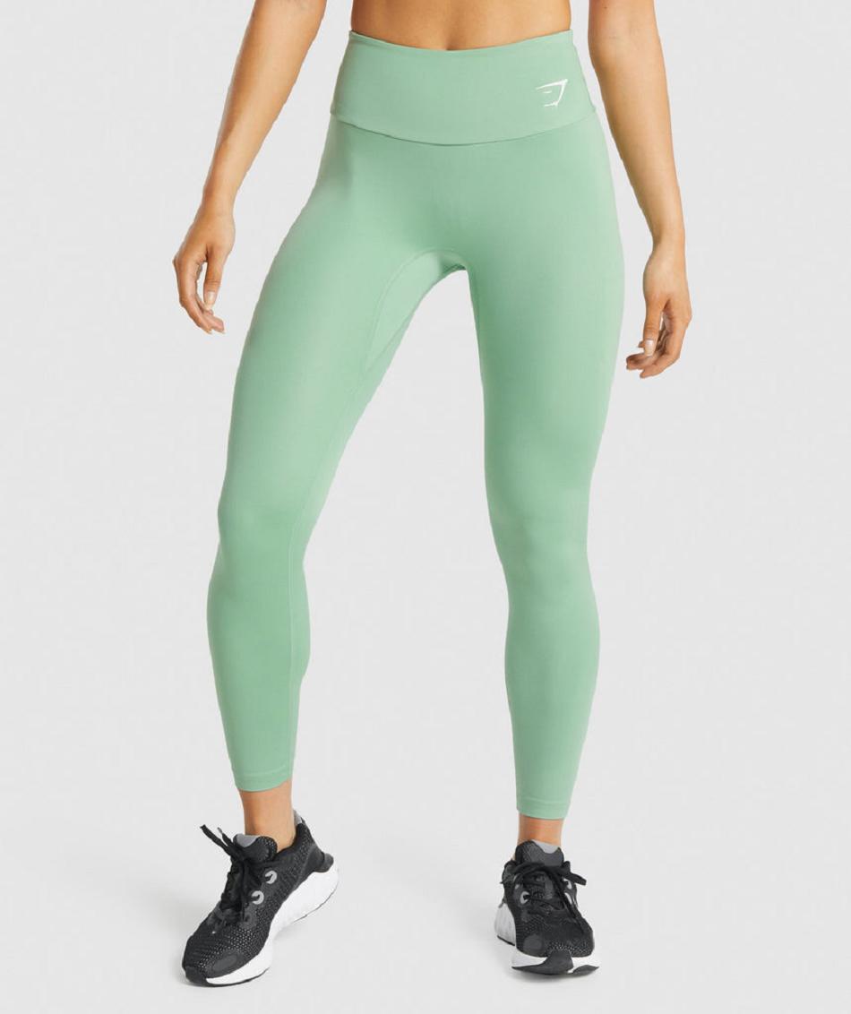 Leggins Gymshark Entrenamiento Mujer Verde | CO 2899RVD